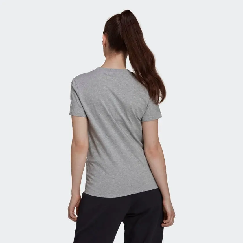 Adidas Women Essentials Slim Logo Casual T-Shirt