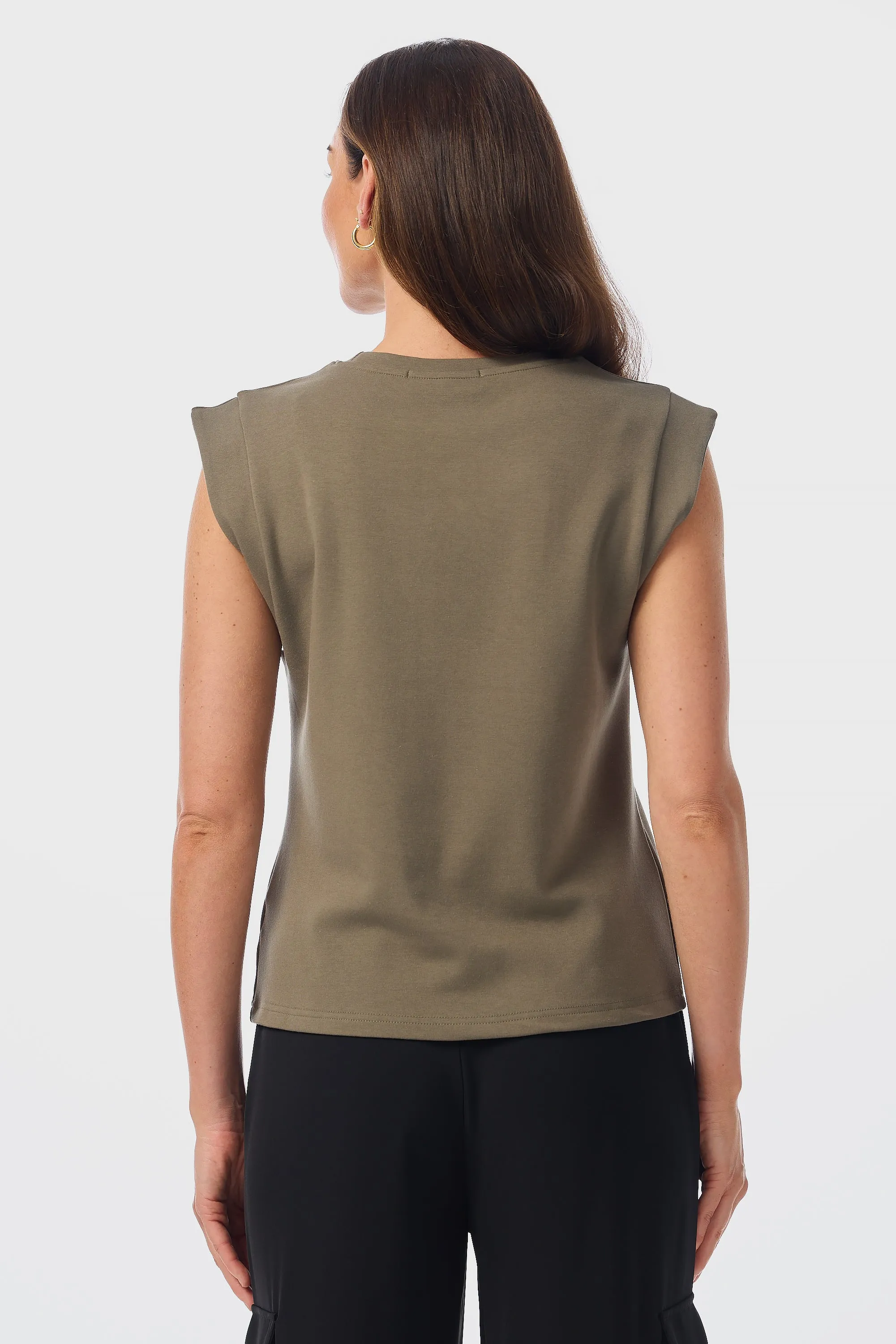 Cap Sleeve Jersey Tank - Thyme