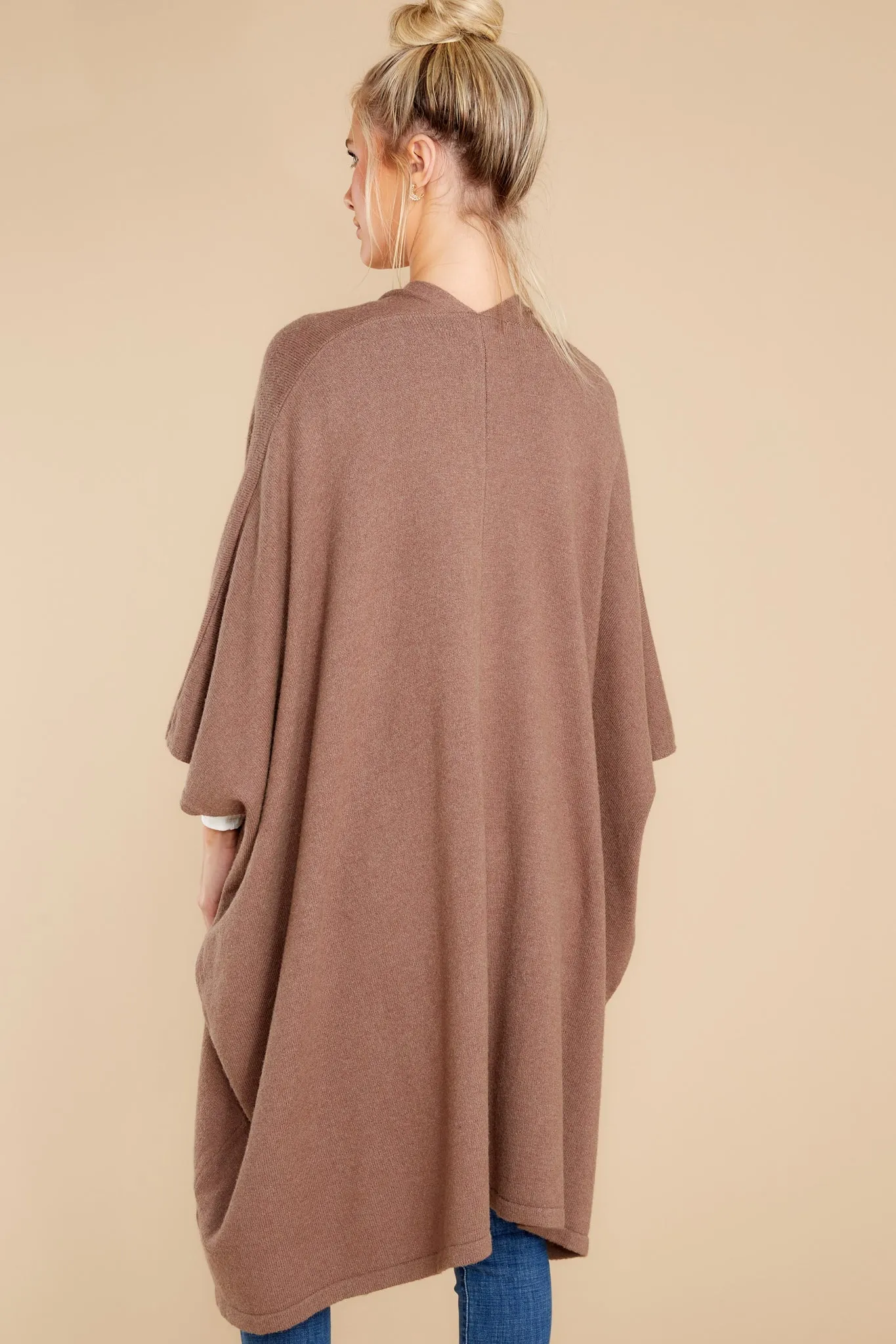 Carefree Days Mocha Cardigan