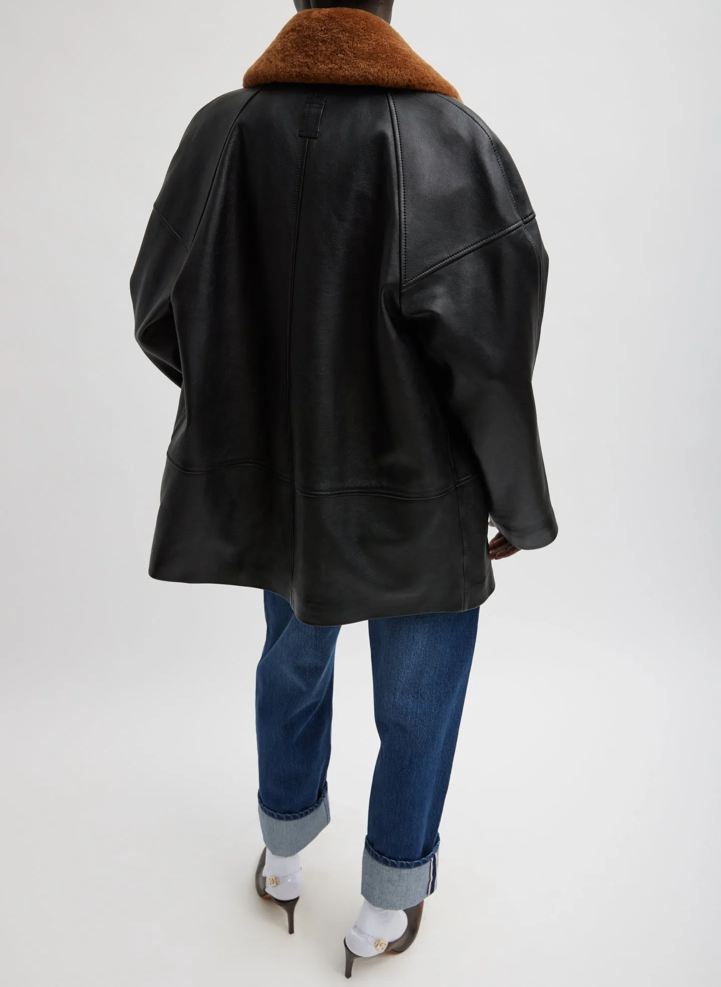 Leather Carcoat