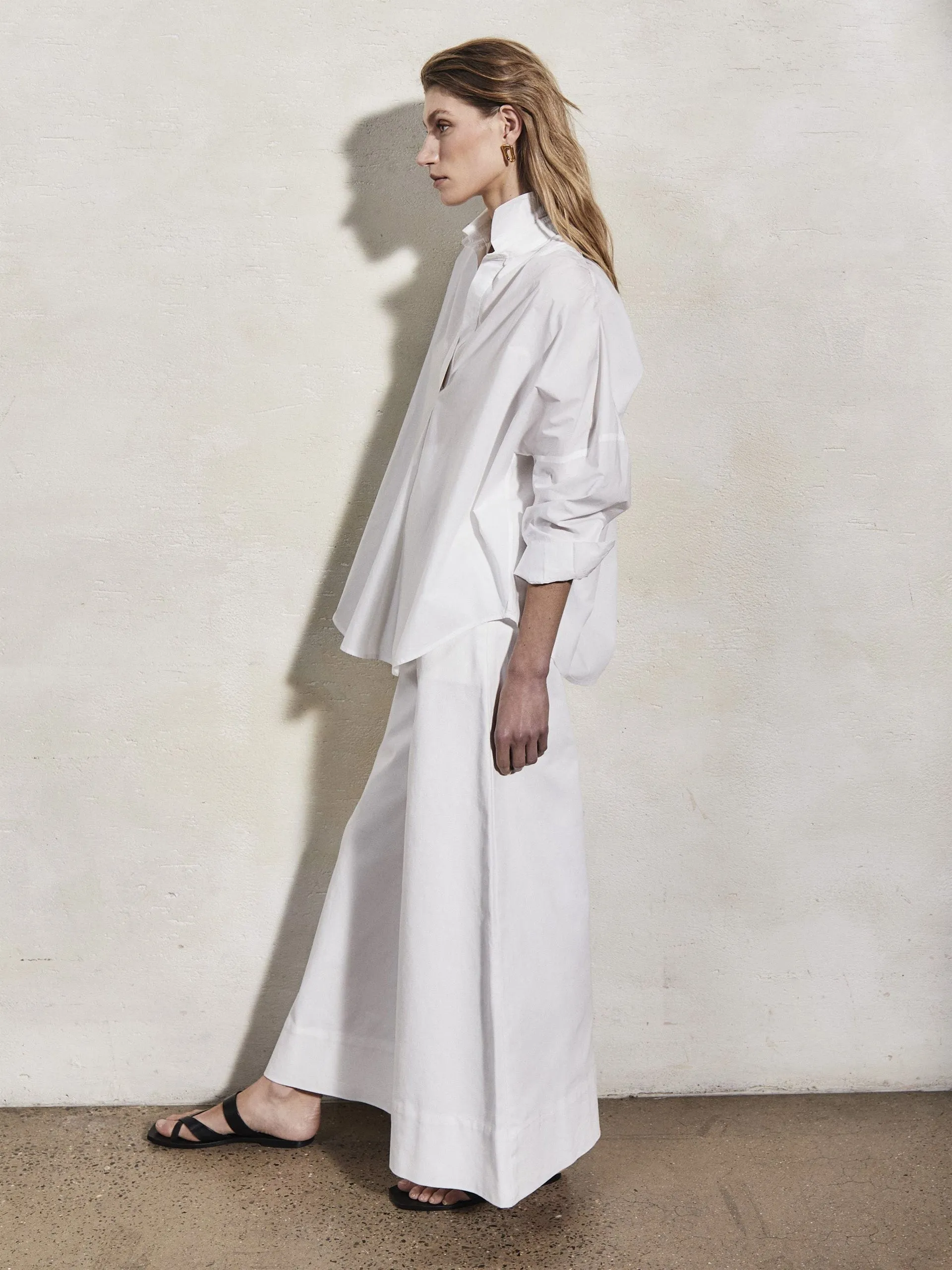 Letizia white cotton shirt