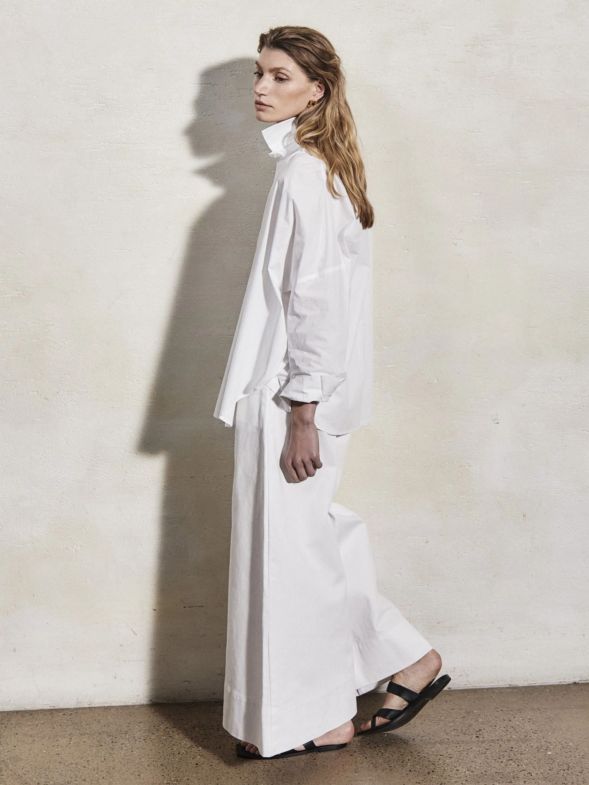 Letizia white cotton shirt