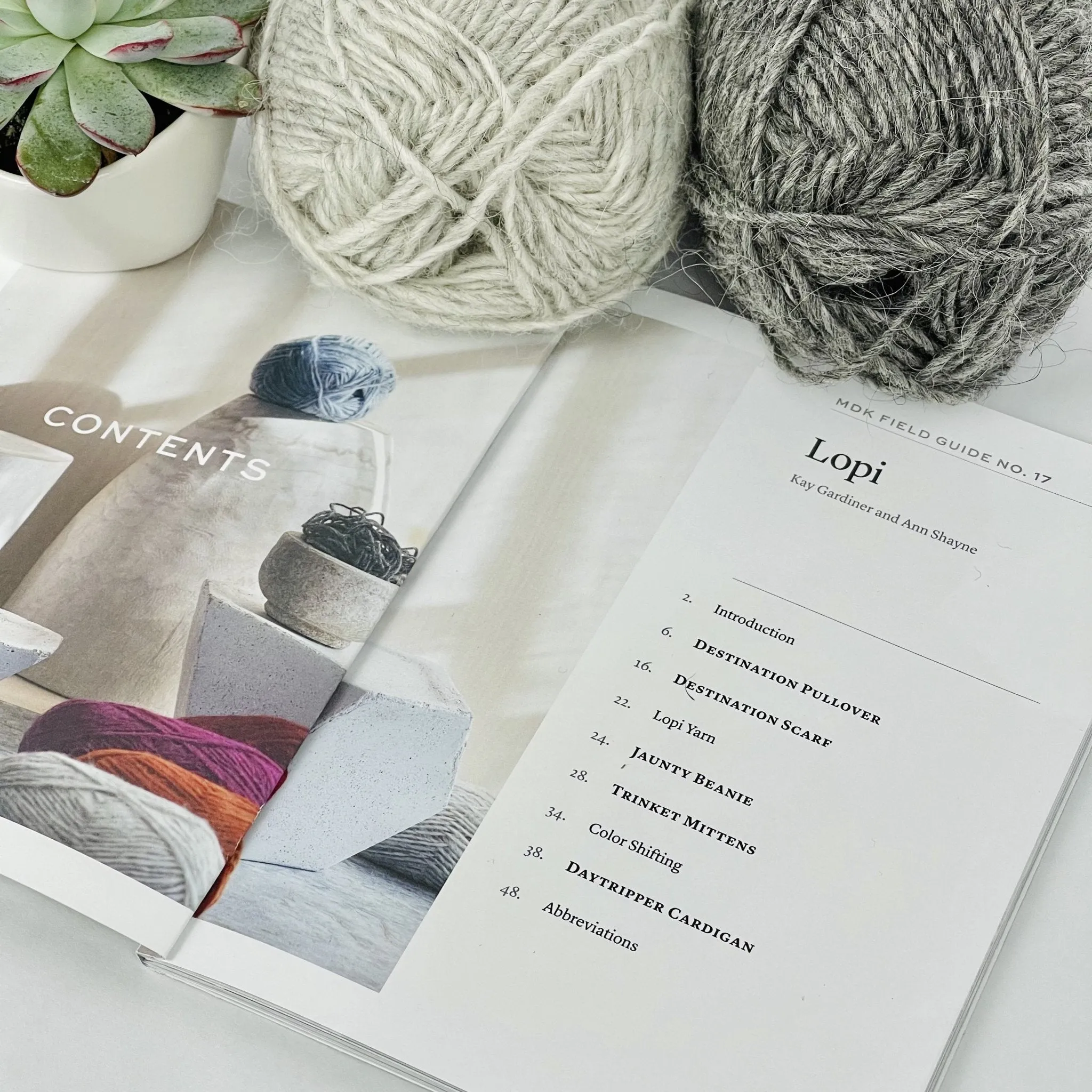 MDK Field Guide No. 17 LOPI by Modern Daily Knitting - Mary Jane Mucklestone - Five knitting designs for Lettlopi yarn