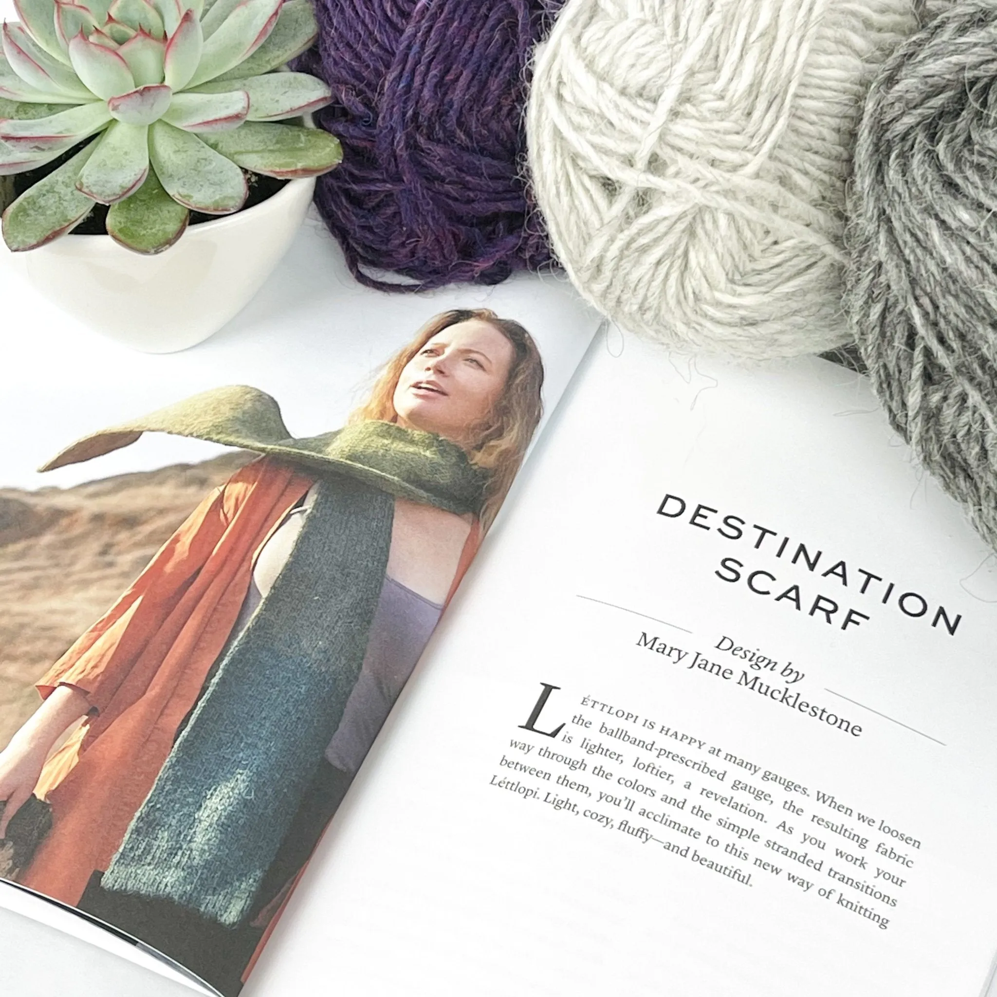 MDK Field Guide No. 17 LOPI by Modern Daily Knitting - Mary Jane Mucklestone - Five knitting designs for Lettlopi yarn