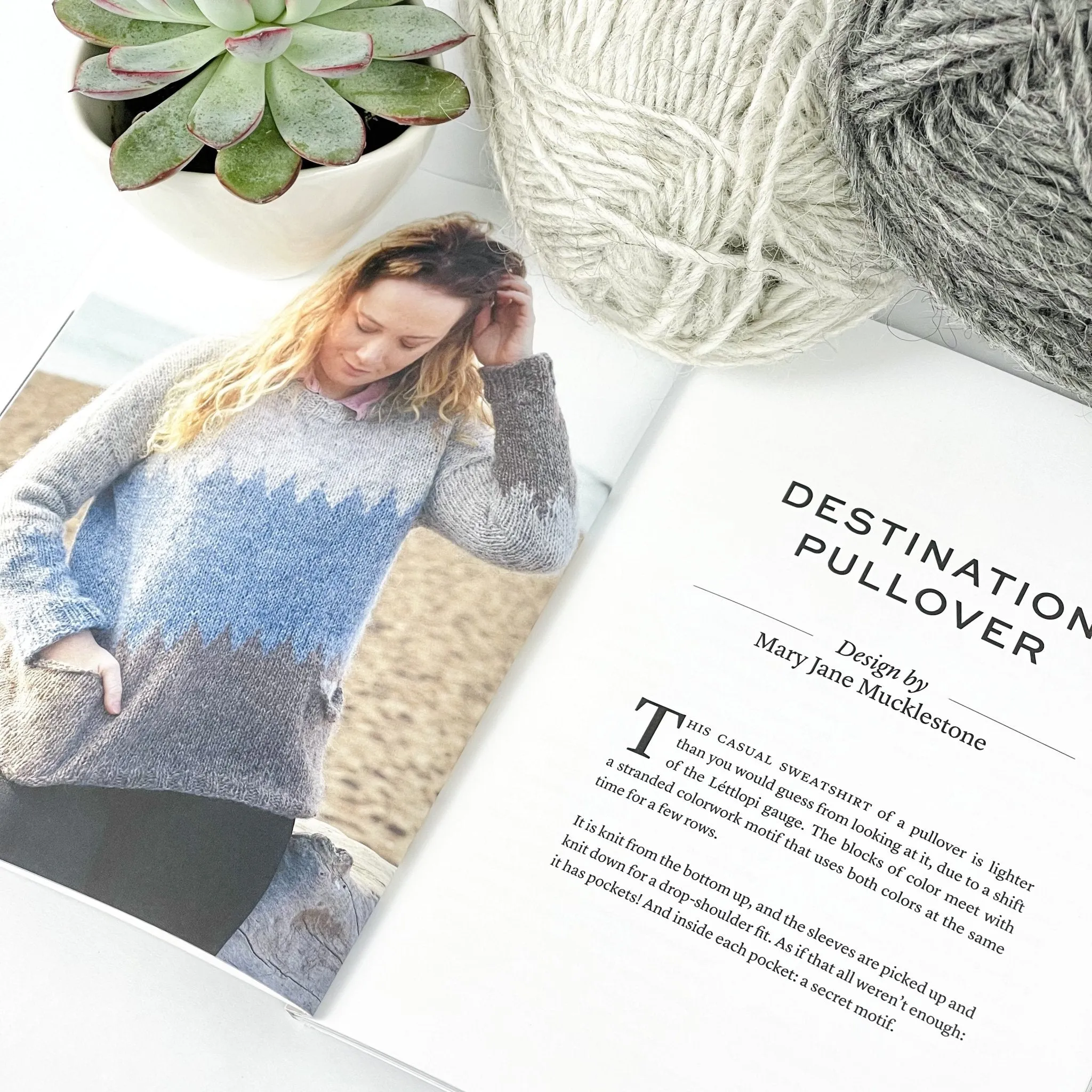 MDK Field Guide No. 17 LOPI by Modern Daily Knitting - Mary Jane Mucklestone - Five knitting designs for Lettlopi yarn