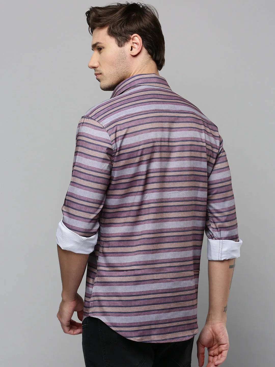 Men Multi Striped Casual Shirt
