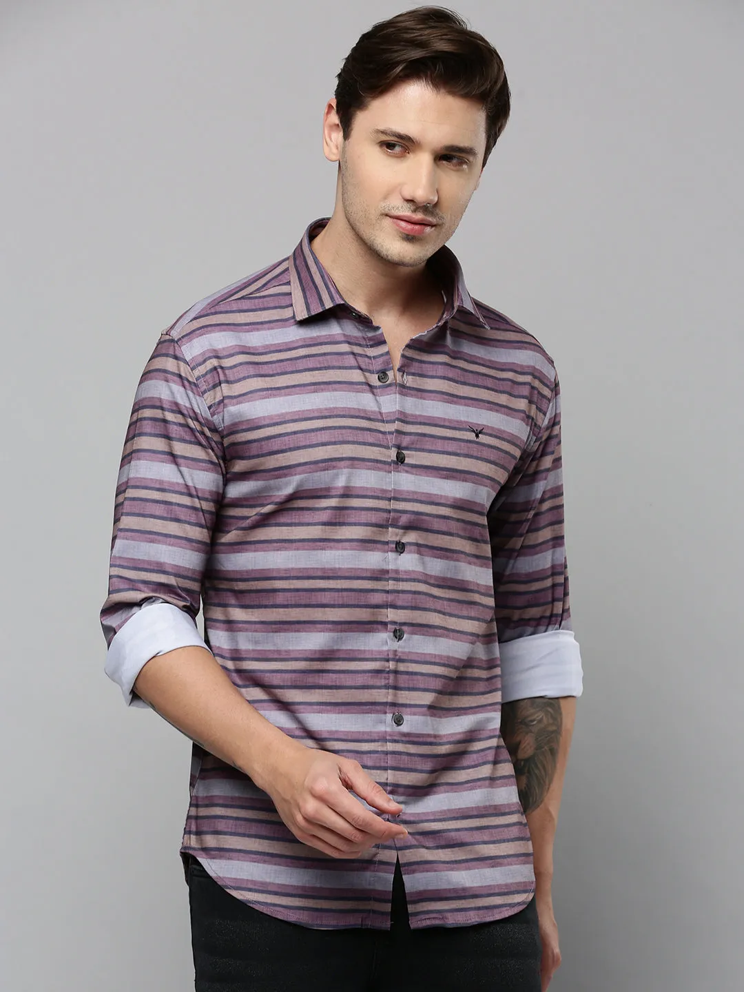 Men Multi Striped Casual Shirt