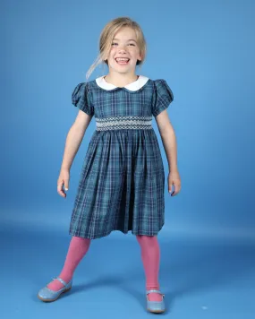 Smocked Girls Dress - Ginny