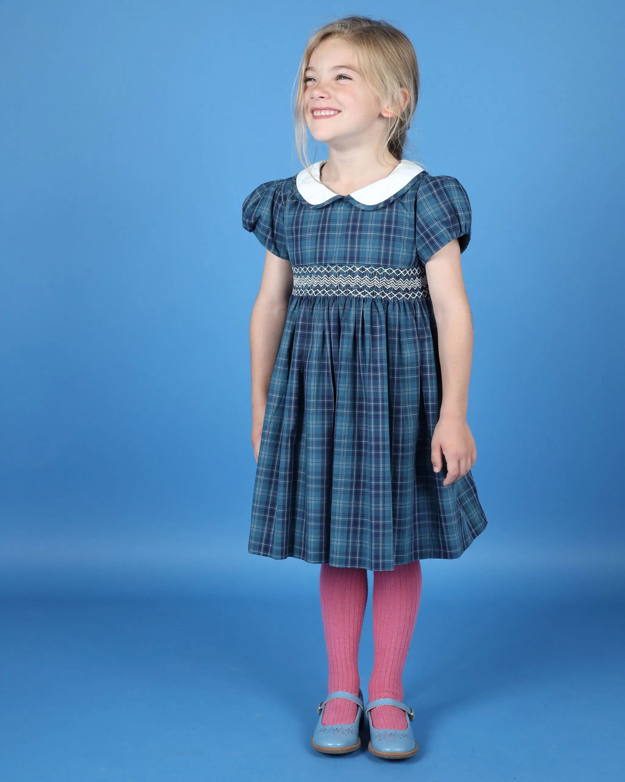 Smocked Girls Dress - Ginny
