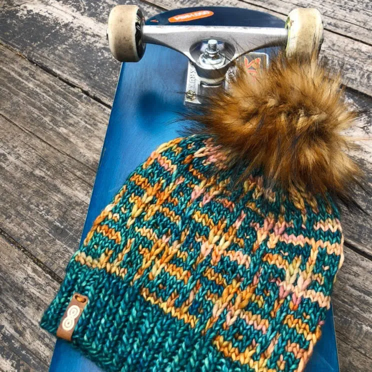 The Hashtag Beanie knit PATTERN